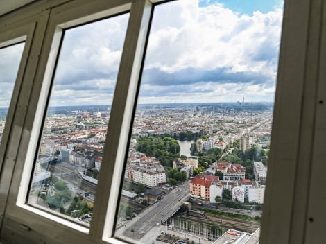 Aussicht aus dem Funkturm.
