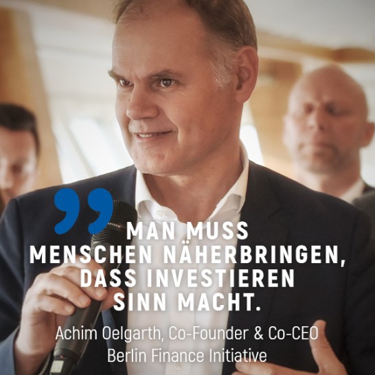 Achim Oelgarth von der Berlin Finance Initiative