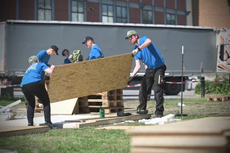 Bau von Tiny Houses