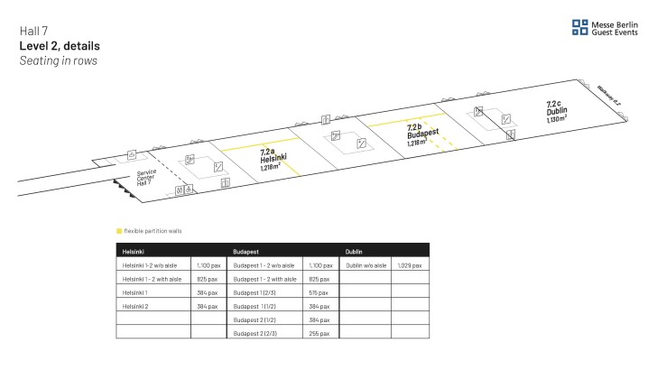 Plan Hall 7 Level 2